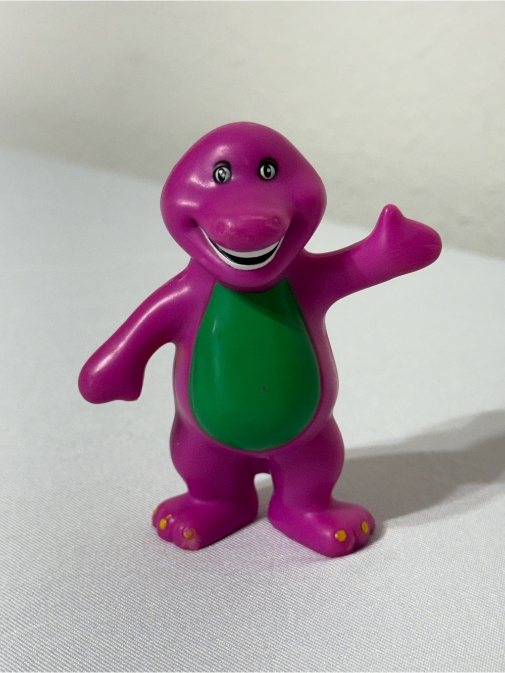 Vintage Mini Toy Barney Figure PVC 3” 1996 Cake Topper Toy PVC Figure